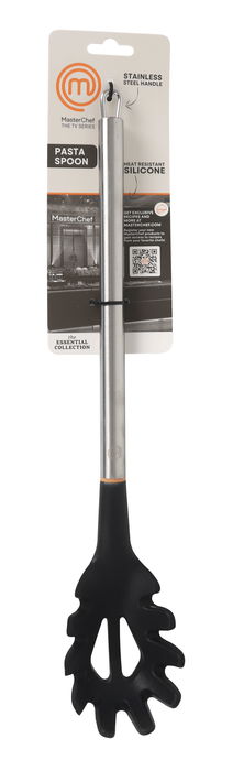 Masterchef Cuchara Pasta 37.3 cm Acero Inoxidable y Silicona (24 Unidades)