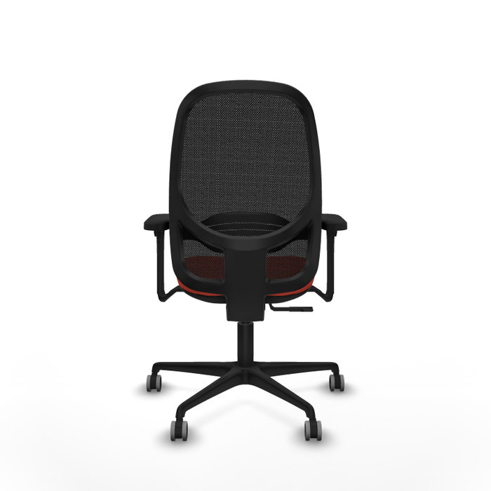 PIQUERAS Y CRESPO Silla de oficina Cilanco Naranja oscuro y Negro