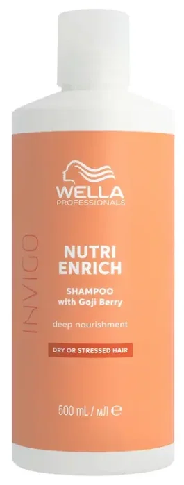 Wella Professionals Invigo Nutri-Enrich Champú Nutrición Profunda para Cabello Seco y Dañado, con Complejo Nutri-Enrich-Blend™, 1000 ml Wella Professionals Invigo Nutri-Enrich Champú Nutrición Profunda para Cabello Seco y Dañado, con Complejo Nutri-Enrich-Blend™, 1000 ml