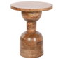 DKD Home Decor Mesita Auxiliar de Mango Marrón