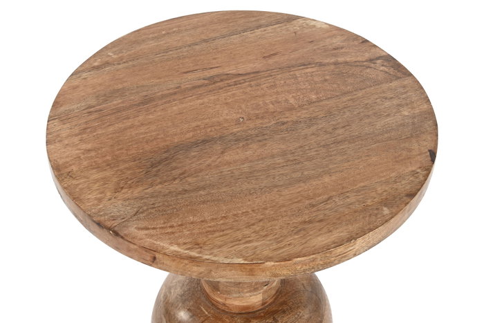 DKD Home Decor Mesita Auxiliar de Mango Marrón DKD Home Decor Mesita Auxiliar de Mango Marrón