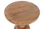 DKD Home Decor Mesita Auxiliar de Mango Marrón