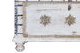 Giner y Colomer Baúl Madera de Mango Blanco Envejecido 57x100x40 cm