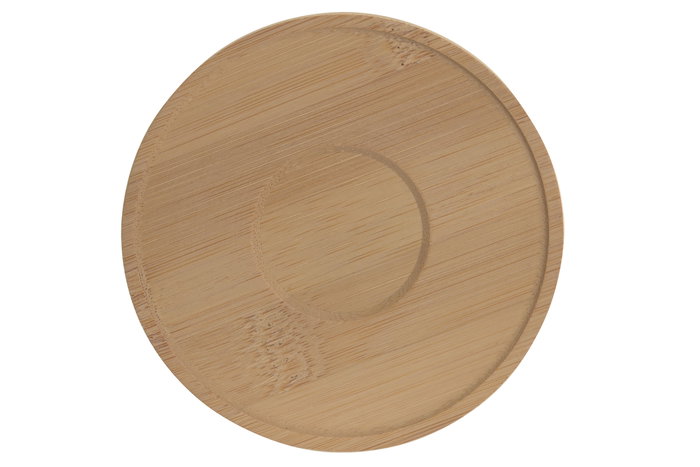 DKD Home Decor Taza Café Porcelana Bambú Blanco 90ml Set 6 Piezas 6.4 x 6.2 x 8.5 cm