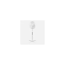 Fabrilamp Ventilador de pie de 45W con 3 velocidades y 3 aspas, 40cm, blanco