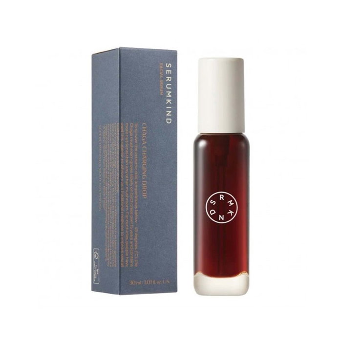 Serumkind Sérum Facial Chaga Charging Drops - Sérum Nutritivo e Hidratante con Extracto de Chaga y Cacao para Piel Seca - 30 ml