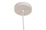 DKD Home Decor Lámpara de Techo de Rafia y Poliéster Natural 58x58x115 cm
