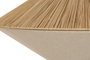DKD Home Decor Lámpara de Techo de Rafia y Poliéster Natural 58x58x115 cm