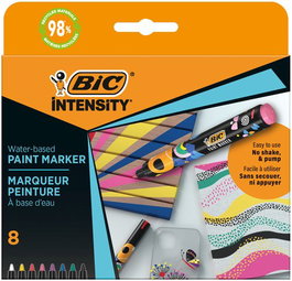 BIC Rotuladores Acrílicos Colores Vivos Caja de 8