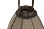 DKD Home Decor Portavelas Scandi Yute Bambú Natural 34 x 34 x 74 cm