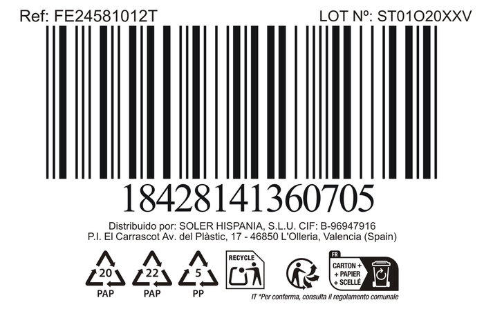 Inde Tarro de Cocina Cuadrado Faro, con Tapa de Bambú, Dimensiones: 10.7 cm (ancho) x 12.8 cm (alto) x 10.1 cm (largo), Capacidad 11.9 kg (24 Unidades)