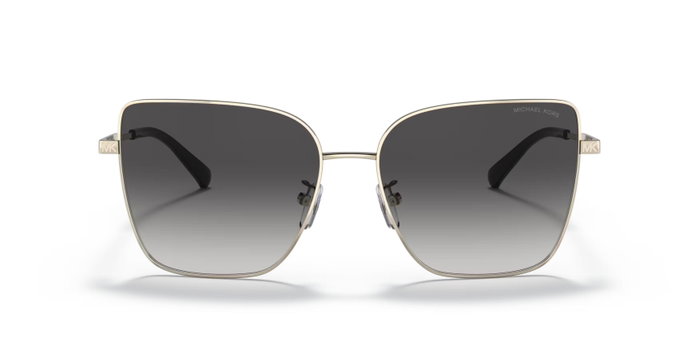 Michael Kors MK1108-10148G Gafas de sol doradas con cristal gris