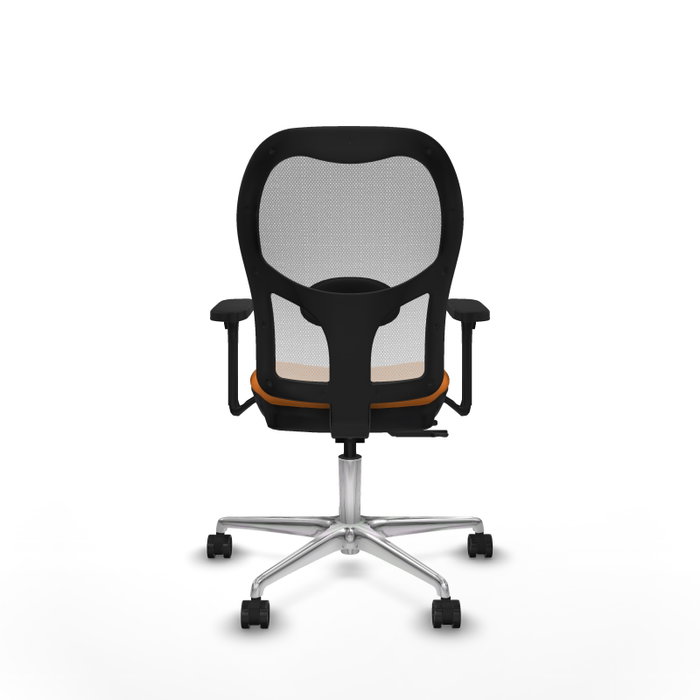 PIQUERAS Y CRESPO Silla de oficina Jorquera Naranja y Blanco