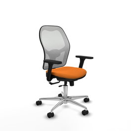PIQUERAS Y CRESPO Silla de oficina Jorquera Naranja y Blanco