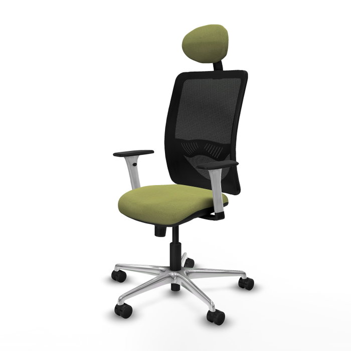 PIQUERAS Y CRESPO Silla de oficina Zulema Verde oliva con mecanismo Sincro PIQUERAS Y CRESPO Silla de oficina Zulema Verde oliva con mecanismo Sincro