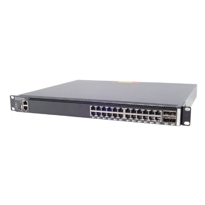 Lenovo RackSwitch G7028 Gestionado L2 Gigabit Ethernet 1U Negro Lenovo RackSwitch G7028 Gestionado L2 Gigabit Ethernet 1U Negro