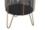 DKD Home Decor Set de 2 Maceteros de Metal Negros