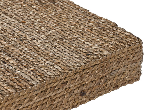 DKD Home Decor Mesita Auxiliar de Fibra Natural