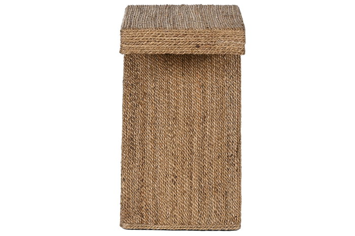 DKD Home Decor Mesita Auxiliar de Fibra Natural
