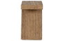 DKD Home Decor Mesita Auxiliar de Fibra Natural