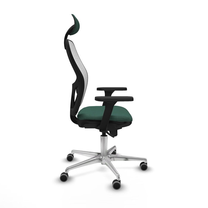 PIQUERAS Y CRESPO Silla de oficina Jorquera Verde botella y Blanco PIQUERAS Y CRESPO Silla de oficina Jorquera Verde botella y Blanco