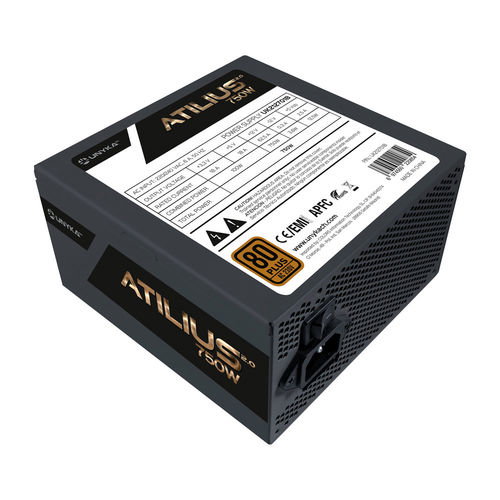 Unykach Atilius 2.0 Black 750W 80 Plus Bronze ATX Unykach Atilius 2.0 Black 750W 80 Plus Bronze ATX