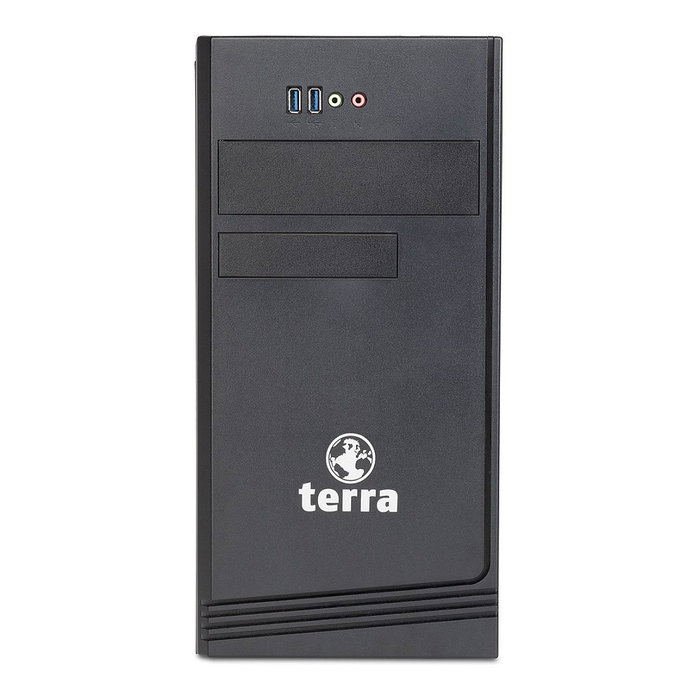 Wortmann Terra PC-HOME 4000 PC de Sobremesa con Intel Core i3-14100, 8 GB DDR5, SSD 500 GB M.2 NVMe, Windows 11 Home, Chasis Mini Tower Negro