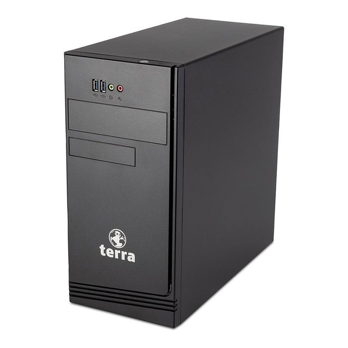 Wortmann Terra PC-HOME 4000 PC de Sobremesa con Intel Core i3-14100, 8 GB DDR5, SSD 500 GB M.2 NVMe, Windows 11 Home, Chasis Mini Tower Negro
