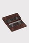 Zoozie Bags Cartera de Hombre Piel Auténtica Marrón Lujo Elegante Medidas 10x3x19 cm Ideal Regalo