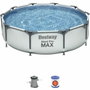 Bestway Steel Pro Max Piscina Sobre Suelo Tubular 305x76 cm