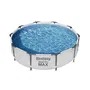 Bestway Steel Pro Max - Piscina Sobre Suelo Tubular 305x76 cm con Depuradora de Cartucho de 1249 L/h y Capacidad 4678 Litros