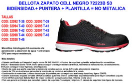 BELLOTA FINZAPATO CELL 72223B Talla 41 S3 Bidens