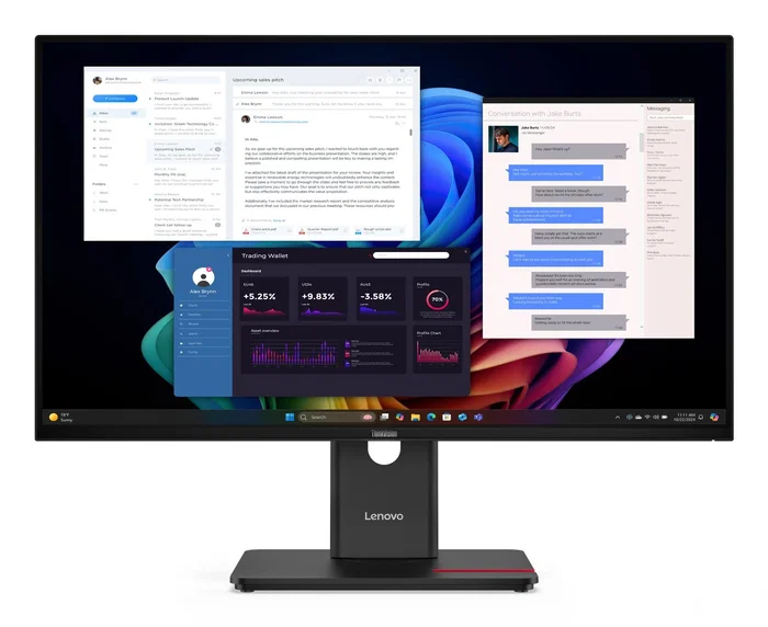 Lenovo ThinkVision T27UD-40 Monitor 27 pulg. 4K UHD IPS Negro