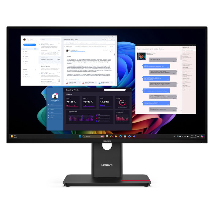 Lenovo ThinkVision T27UD-40 Monitor 27 pulg. 4K UHD IPS Negro