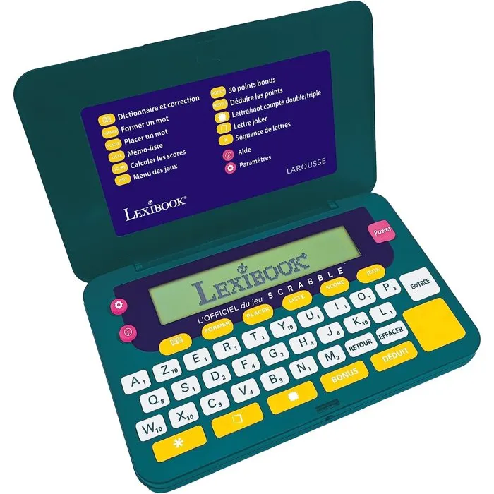 Lexibook LEXSCR9FR Diccionario Electrónico Oficial de Scrabble - Nueva Edición