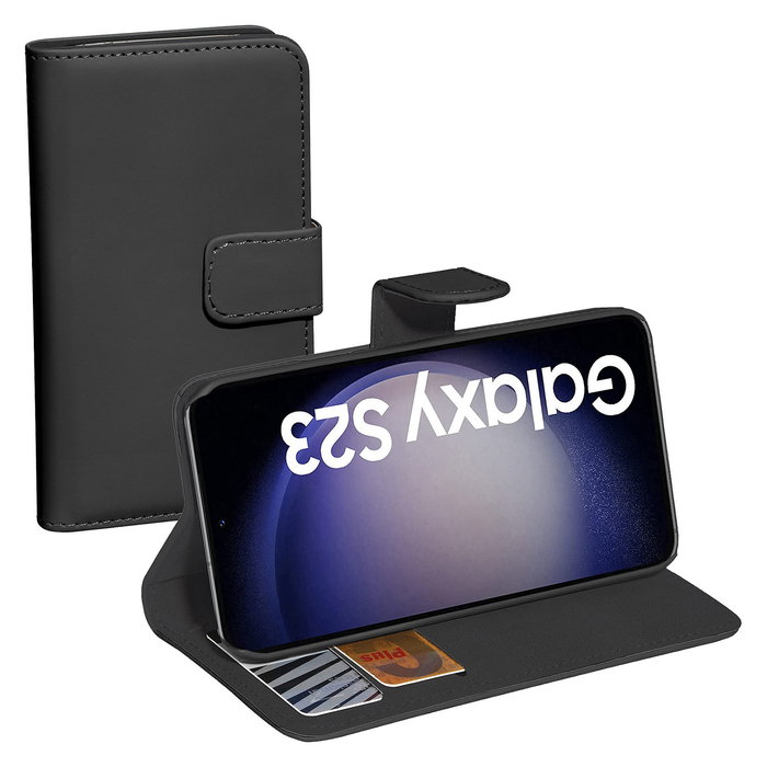 PEDEA 11160955 Funda cartera con cierre magnético y 2 bolsillos para Samsung Galaxy S23 FE 5G - Negro