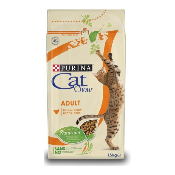 Purina Cat Chow Adulto Pollo y Pavo 15 kg