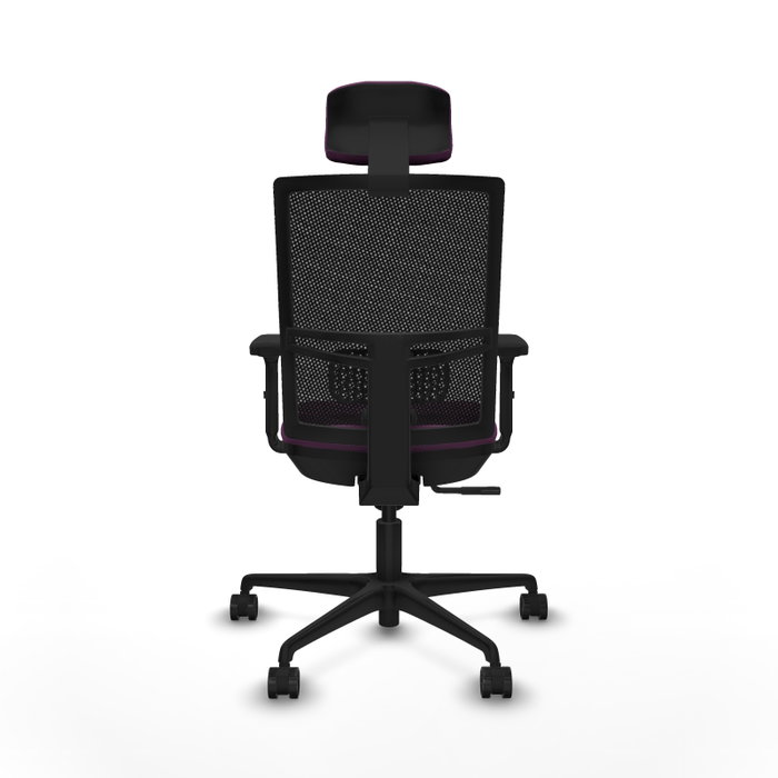 PIQUERAS Y CRESPO Silla de oficina Yunquera con mecanismo Sincro, Morado y Negro PIQUERAS Y CRESPO Silla de oficina Yunquera con mecanismo Sincro, Morado y Negro