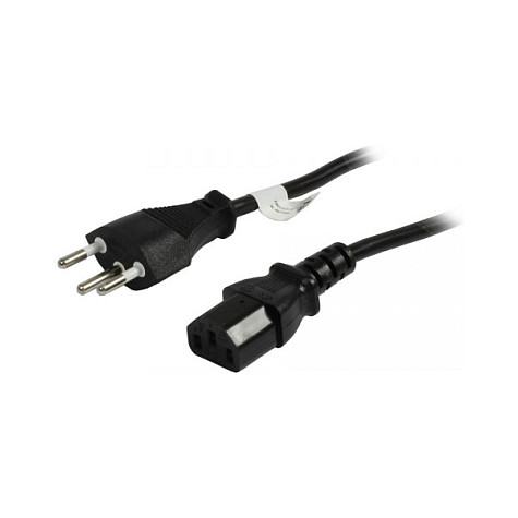 Synergy21 Netzkabel 230V Schweiz(Stecker)J12/Kaltgeräte IEC-C13(Buchse), 2m, Black Synergy21 Netzkabel 230V Schweiz(Stecker)J12/Kaltgeräte IEC-C13(Buchse), 2m, Black