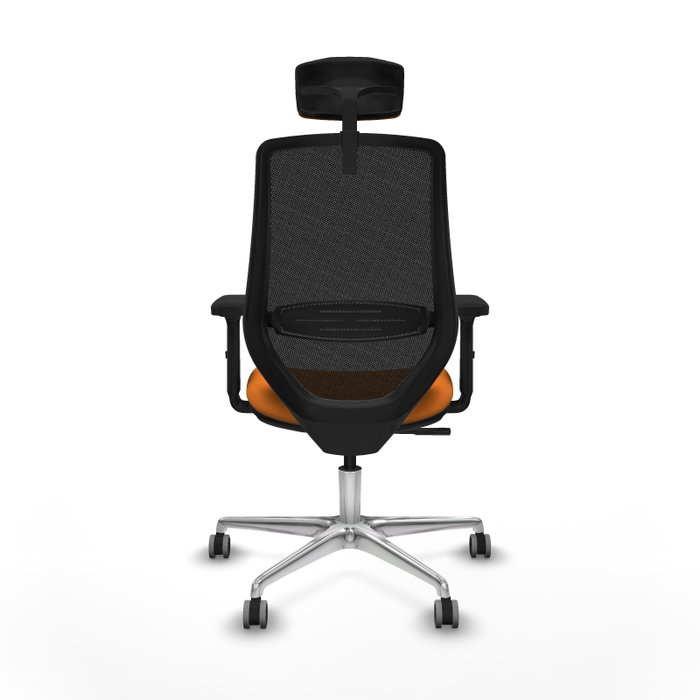 PIQUERAS Y CRESPO Silla de oficina Mardos Naranja y Negro