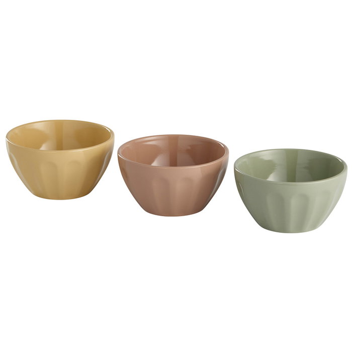 Day Bol Gres Ø11 cm x 6 cm Colores Surtidos Arena Natural, Verde Musgo, Amarillo Arena