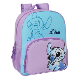 SAFTA Mochila Sweet Stitch Disney 38cm Adaptable a Carro Portamochilas