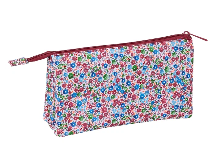 Safta Estuche Portatodo Flores Coimbra Burdeos Safta Estuche Portatodo Flores Coimbra Burdeos