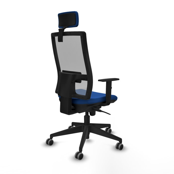 PIQUERAS Y CRESPO Silla de oficina Horna Azul y Gris PIQUERAS Y CRESPO Silla de oficina Horna Azul y Gris