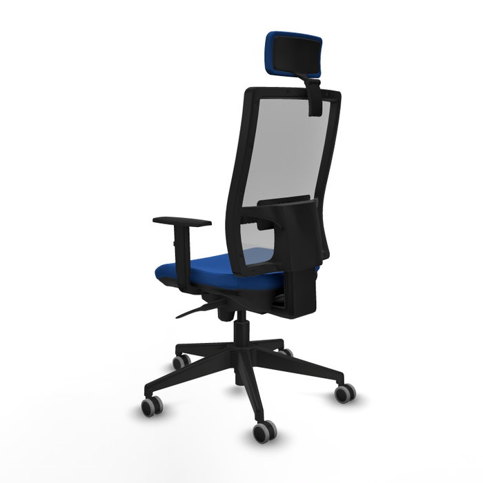 PIQUERAS Y CRESPO Silla de oficina Horna Azul y Gris PIQUERAS Y CRESPO Silla de oficina Horna Azul y Gris