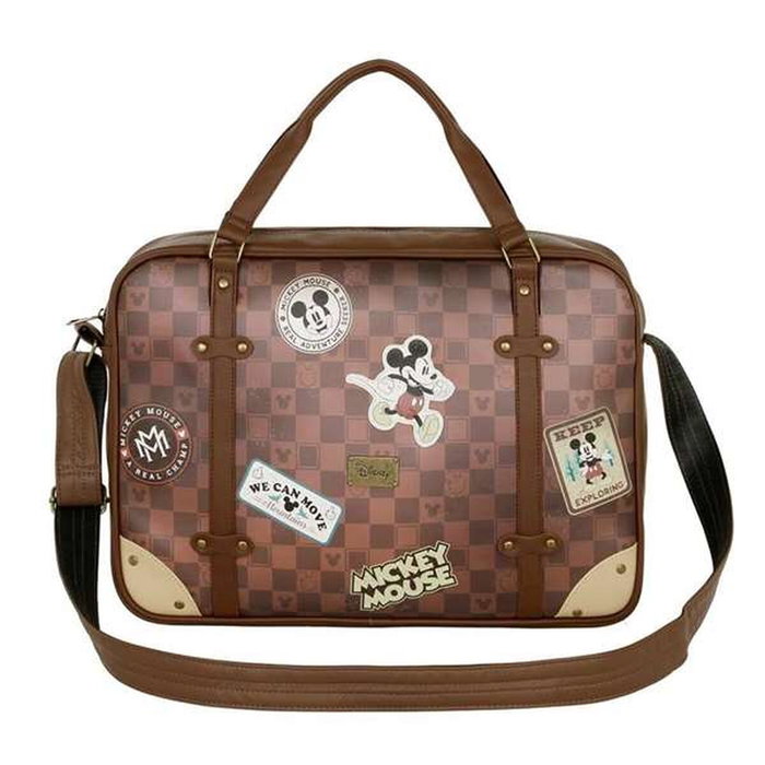 Karactermania Bolso para Ordenador Portátil Mickey Mouse Journey Marrón Karactermania Bolso para Ordenador Portátil Mickey Mouse Journey Marrón