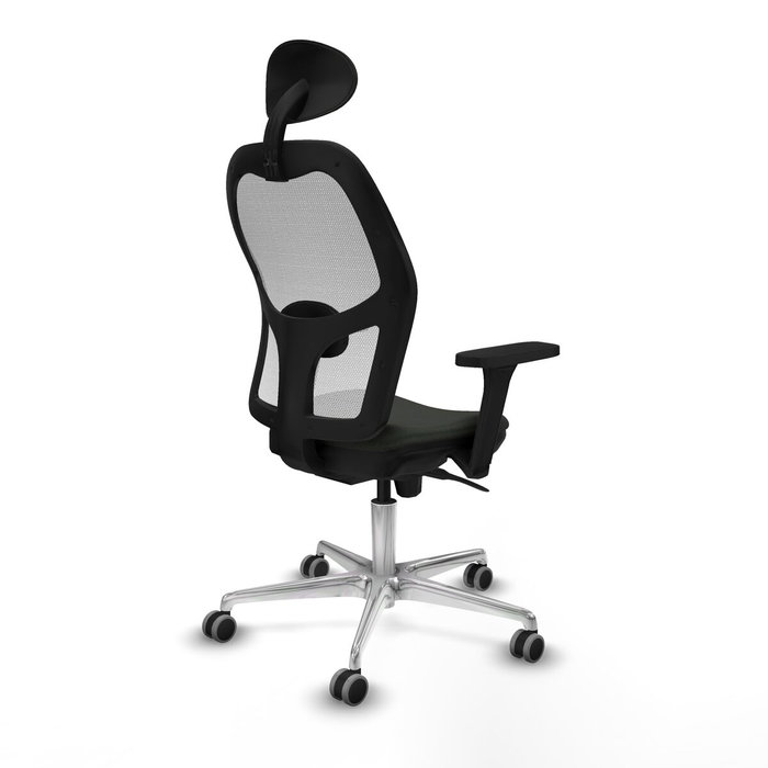 PIQUERAS Y CRESPO Silla de oficina Jorquera con mecanismo Sincro, Negro/Blanco PIQUERAS Y CRESPO Silla de oficina Jorquera con mecanismo Sincro, Negro/Blanco