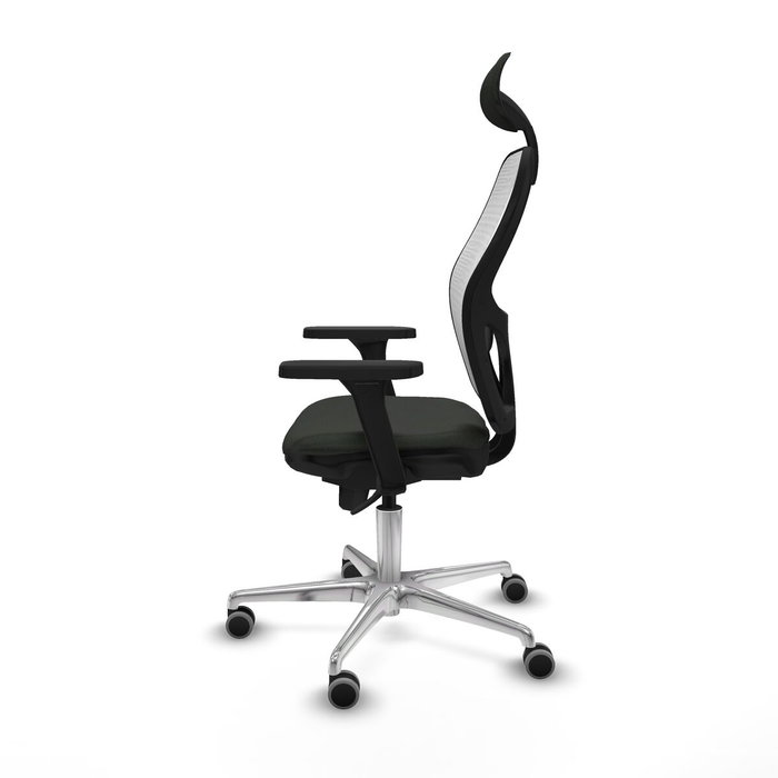 PIQUERAS Y CRESPO Silla de oficina Jorquera con mecanismo Sincro, Negro/Blanco PIQUERAS Y CRESPO Silla de oficina Jorquera con mecanismo Sincro, Negro/Blanco