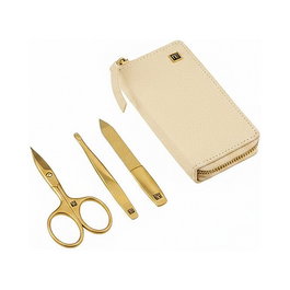 Zwilling Maniküre Pediküre Set 3-tlg. mit Nagelschere, Leder