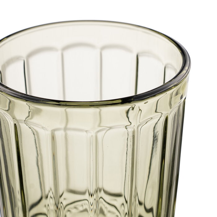 Ixia Vaso Decorativo de Cristal Verde de 345 ml